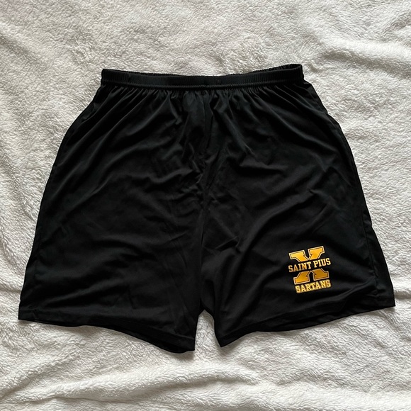 Small St Pius Gym shorts, athletic shorts no tag - Picture 1 of 2